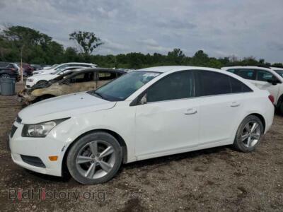 2013 Chevrolet CRUZE LT, белый — VIN 1G1PE5SB3D7268820, Copart