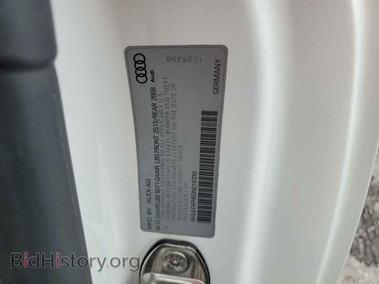2013 AUDI A5 - VIN: WAULFAFH5DN016330 - Фото 13