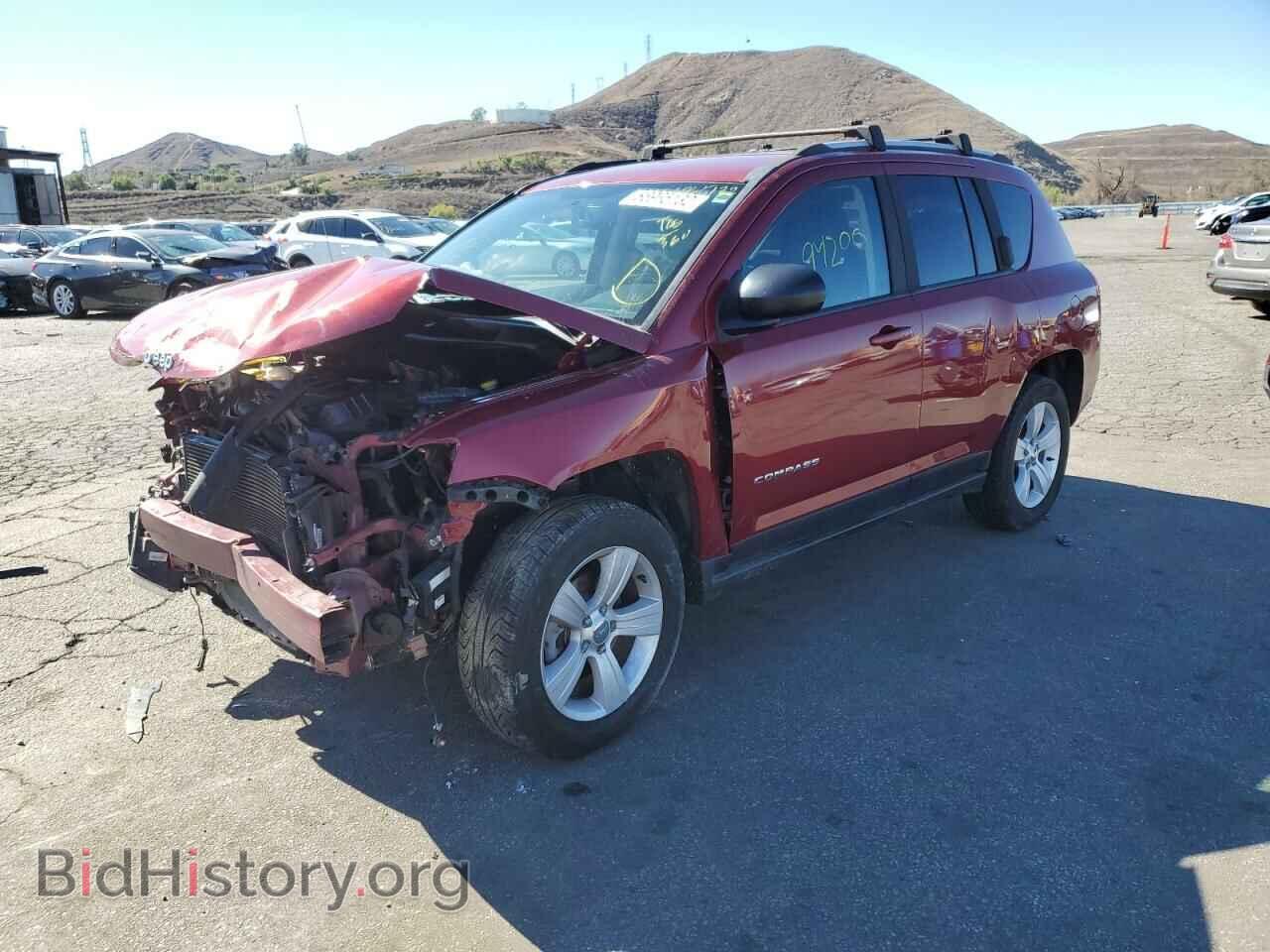 2016 JEEP COMPASS - VIN: 1C4NJDBB4GD733227 - Фото 2
