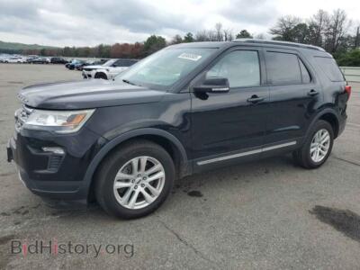 2018 Ford EXPLORER XLT, черный — VIN 1FM5K8D8XJGA38970, Copart