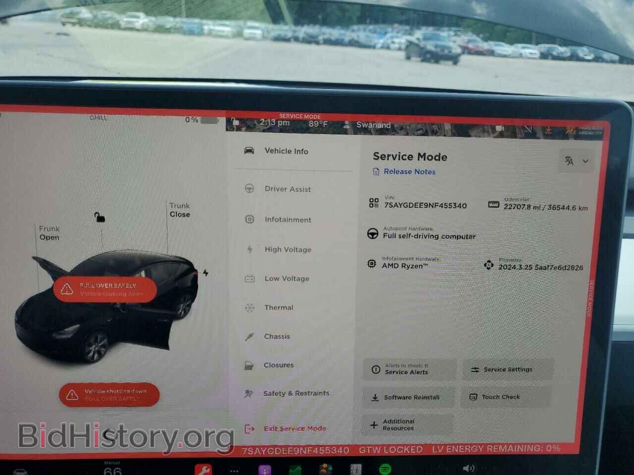2022 TESLA MODEL Y - VIN: 7SAYGDEE9NF455340 - Фото 9