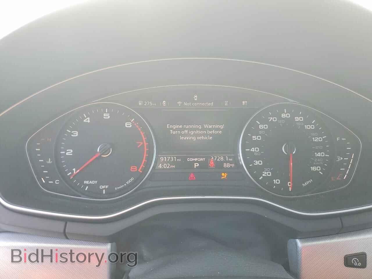 2017 AUDI A4 - VIN: WAUANAF49HN020278 - Photo 9