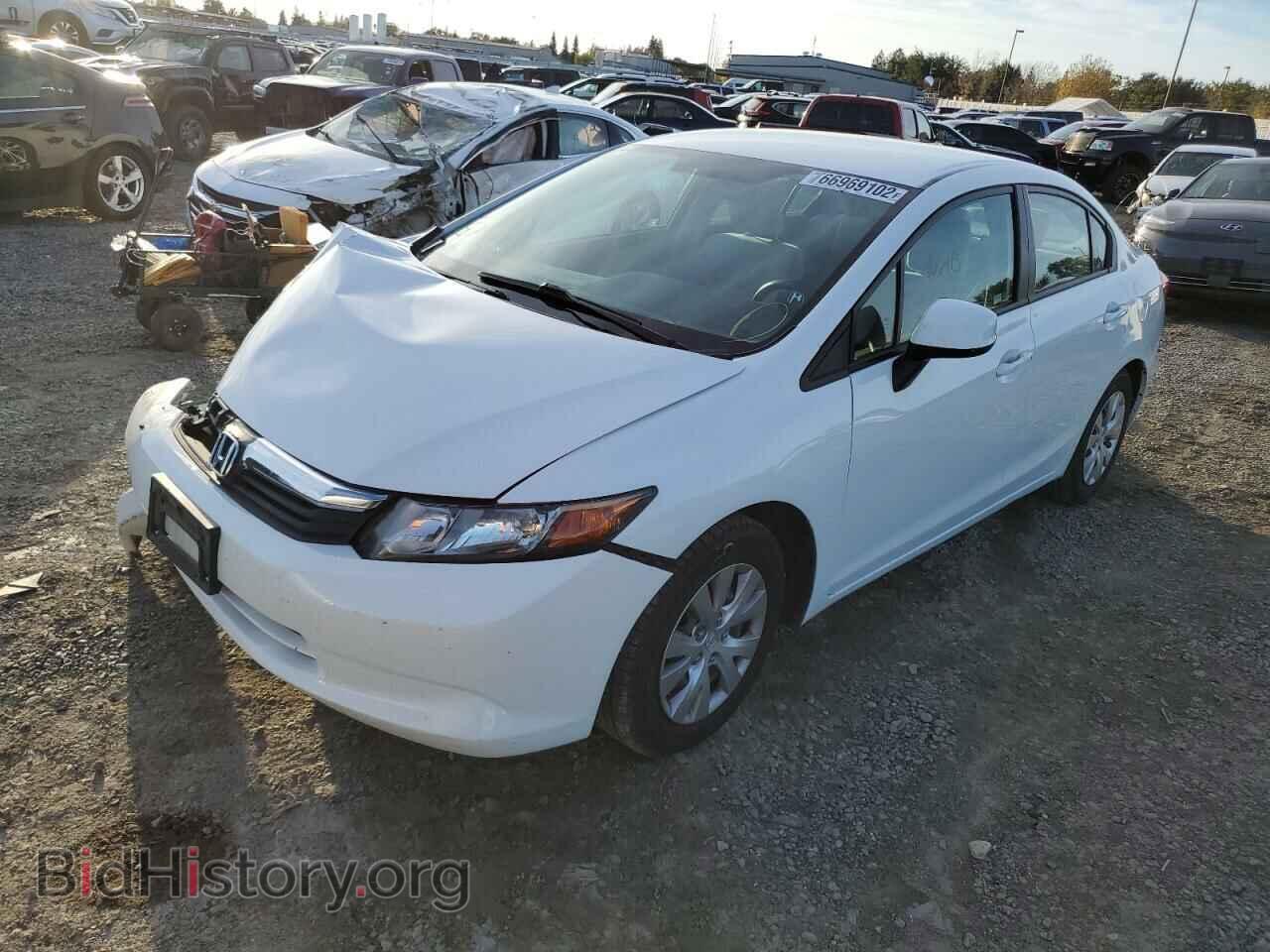 2012 HONDA CIVIC - VIN: 19XFB2F52CE322623 - Фото 2