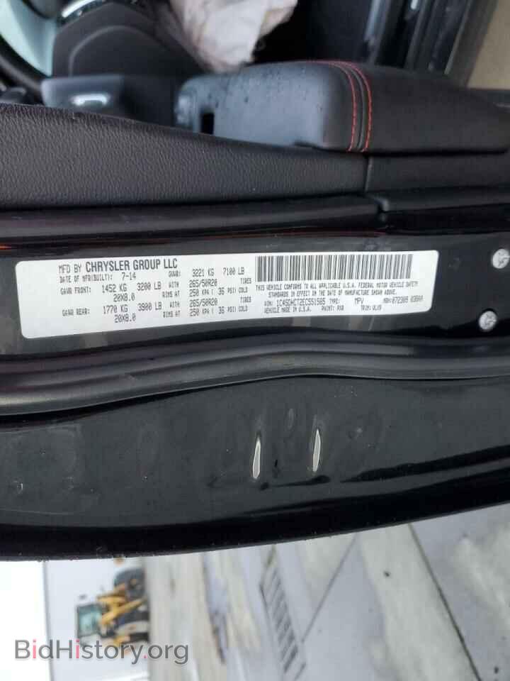 2014 DODGE DURANGO - VIN: 1C4SDHCT2EC551585 - Фото 10