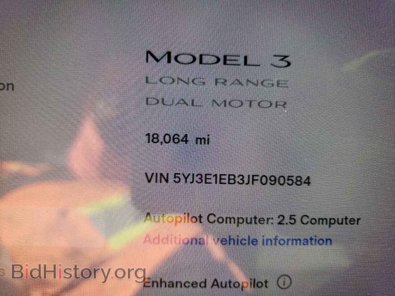 2018 TESLA MODEL 3 - VIN: 5YJ3E1EB3JF090584 - Фото 8