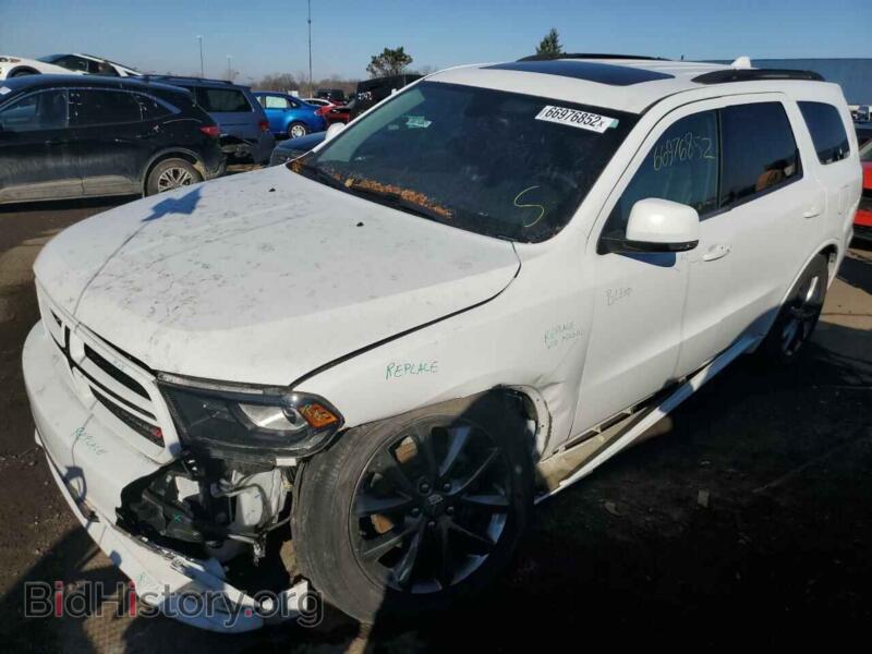 2018 Dodge DURANGO Durango GT (VIN 1C4RDJDG9JC187389) — photo 1 of 12, Copart, damage: front end
