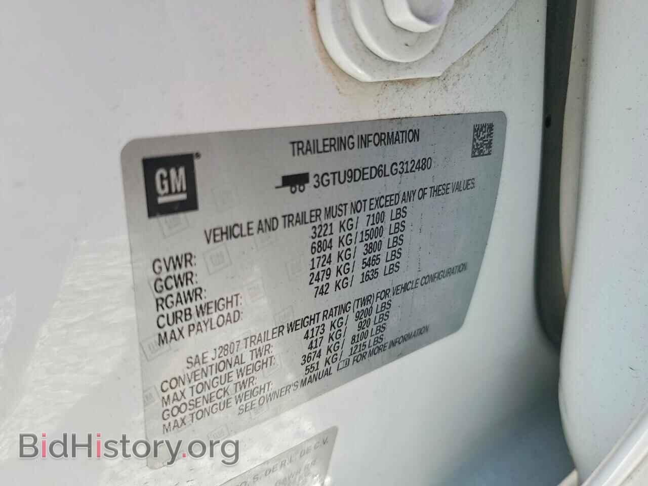 2020 GMC SIERRA - VIN: 3GTU9DED6LG312480 - Фото 12