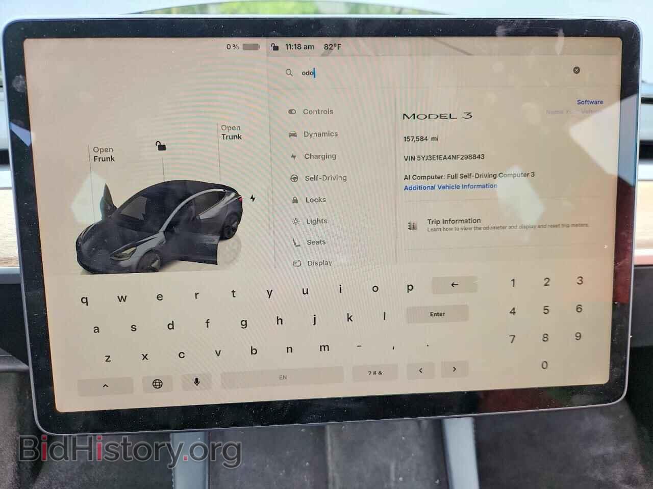 2022 TESLA MODEL 3 - VIN: 5YJ3E1EA4NF298843 - Фото 9