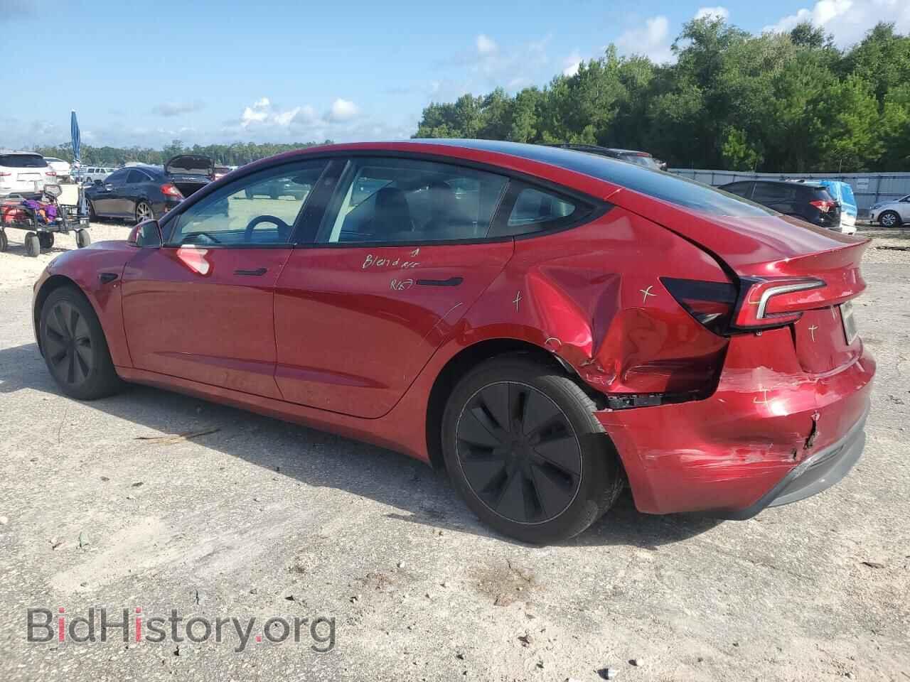 2024 TESLA MODEL 3 - VIN: 5YJ3E1EA0RF730091 - Фото 2
