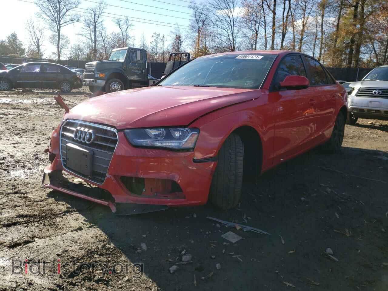 2013 AUDI A4 - VIN: WAUBFAFL2DN042724 - Фото 2