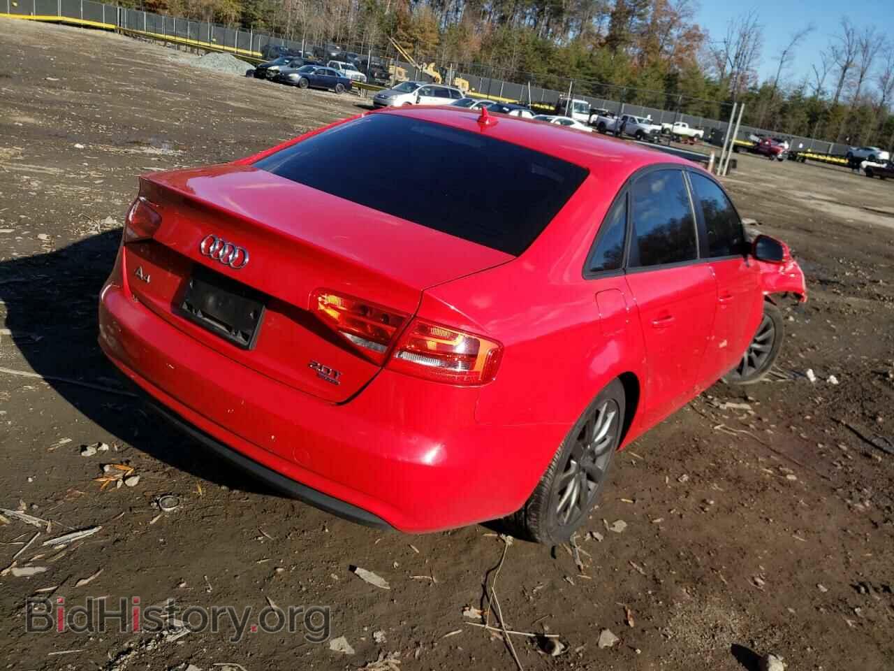 2013 AUDI A4 - VIN: WAUBFAFL2DN042724 - Фото 4