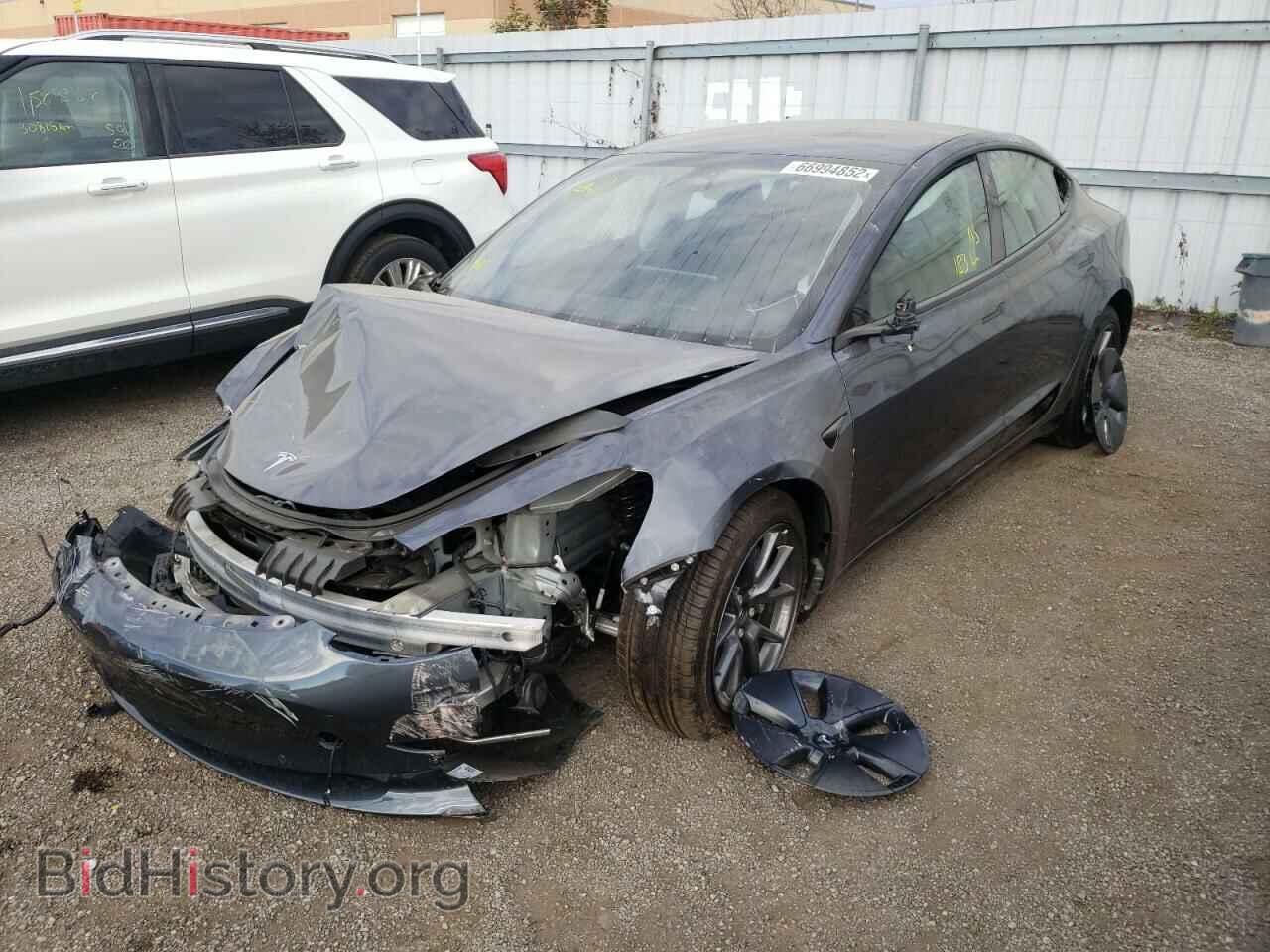 2022 TESLA MODEL 3 - VIN: 5YJ3E1EB8NF323767 - Фото 2