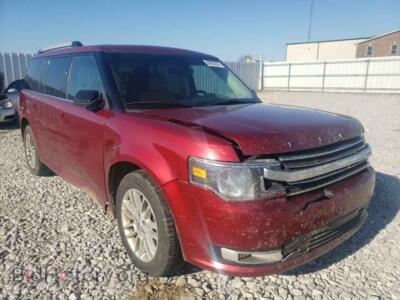 2014 Ford FLEX Flex SEL, красный — VIN 2FMHK6C87EBD44654, Copart