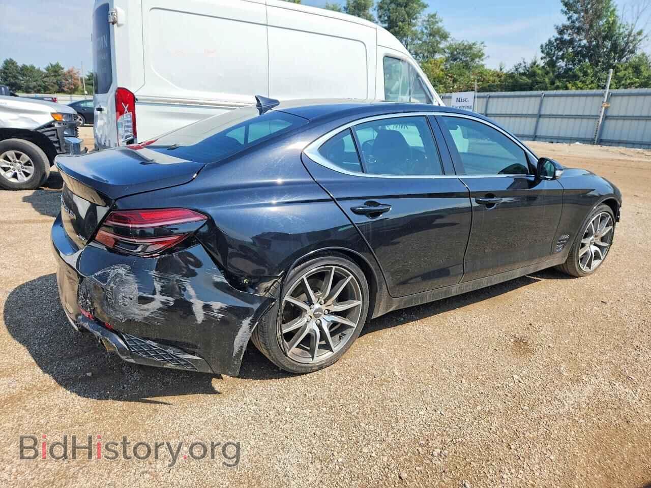 2022 GENESIS G70 - VIN: KMTG34TA1NU090178 - Фото 3