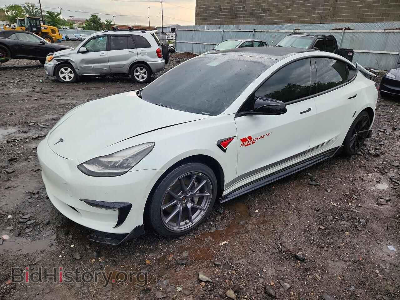 Photo 5YJ3E1EB4MF858593 - TESLA MODEL 3 2021