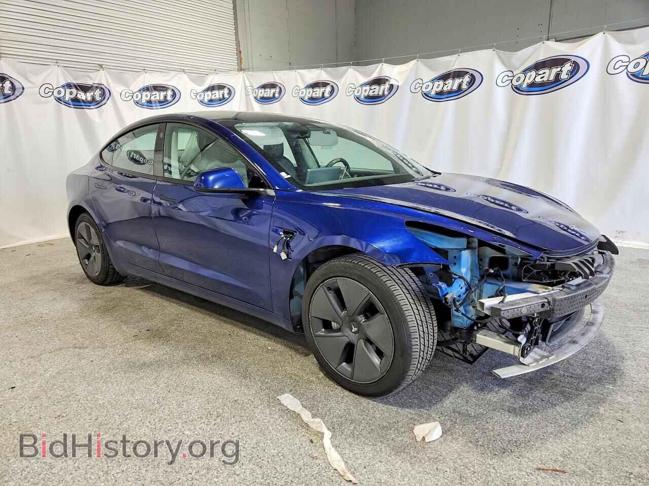 2022 TESLA MODEL 3 - VIN: 5YJ3E1EA4NF370365 - Фото 4