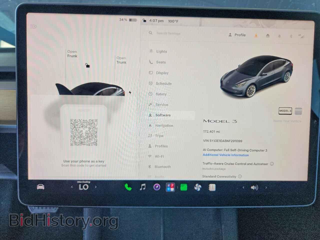 2022 TESLA MODEL 3 - VIN: 5YJ3E1EA8NF291099 - Фото 9