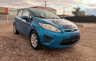 2013 Ford FIESTA SE, blue — VIN 3FADP4EJ0DM141097, Copart
