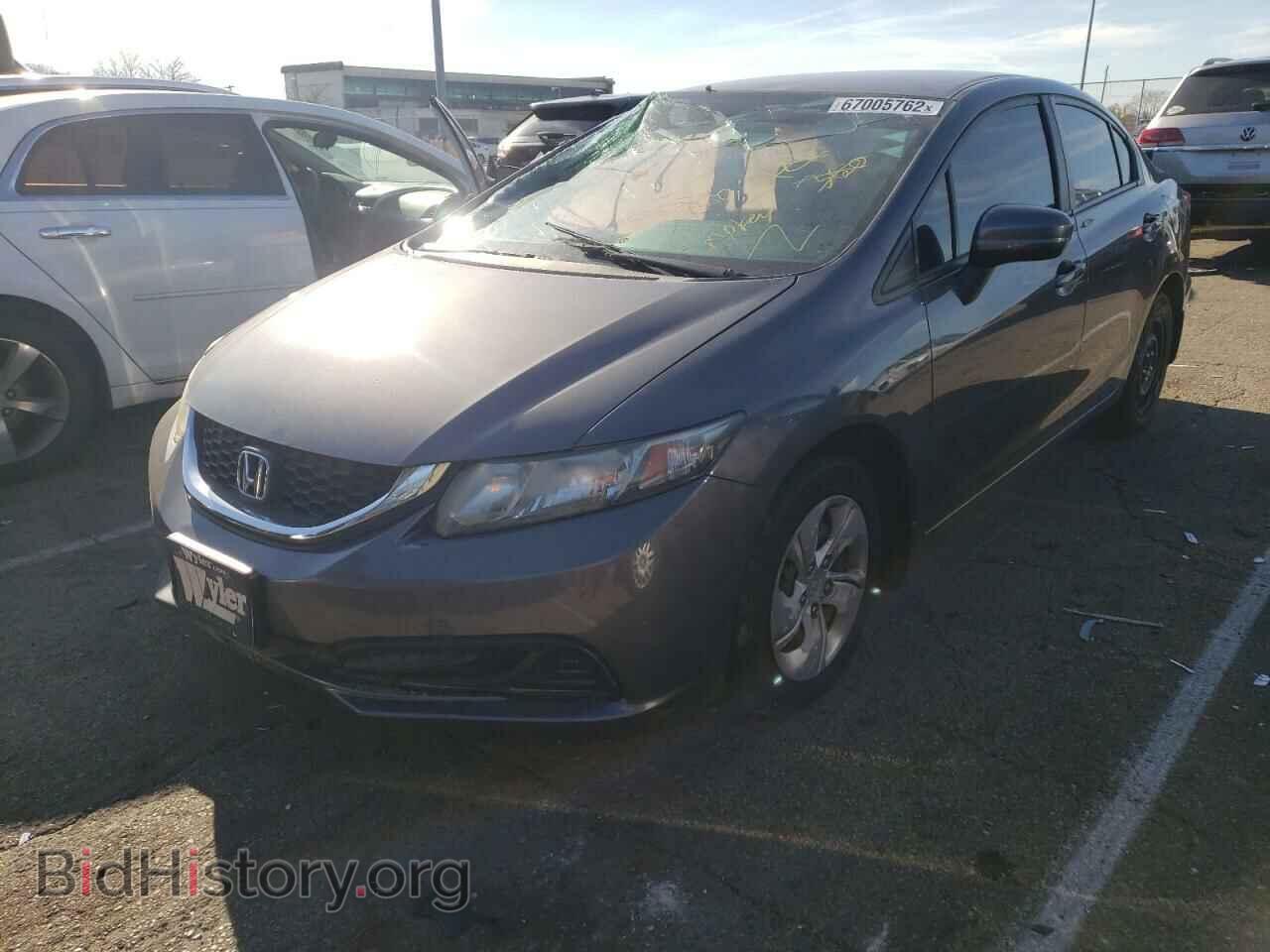 2014 HONDA CIVIC - VIN: 19XFB2F50EE012389 - Фото 2