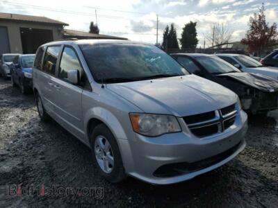 2012 Dodge CARAVAN Grand Cara, серебристый — VIN 2C4RDGCG3CR310604, Copart