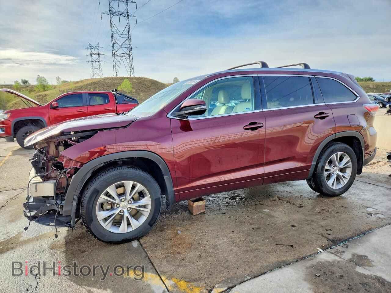 Фотография 5TDJKRFH5FS204864 - TOYOTA HIGHLANDER 2015