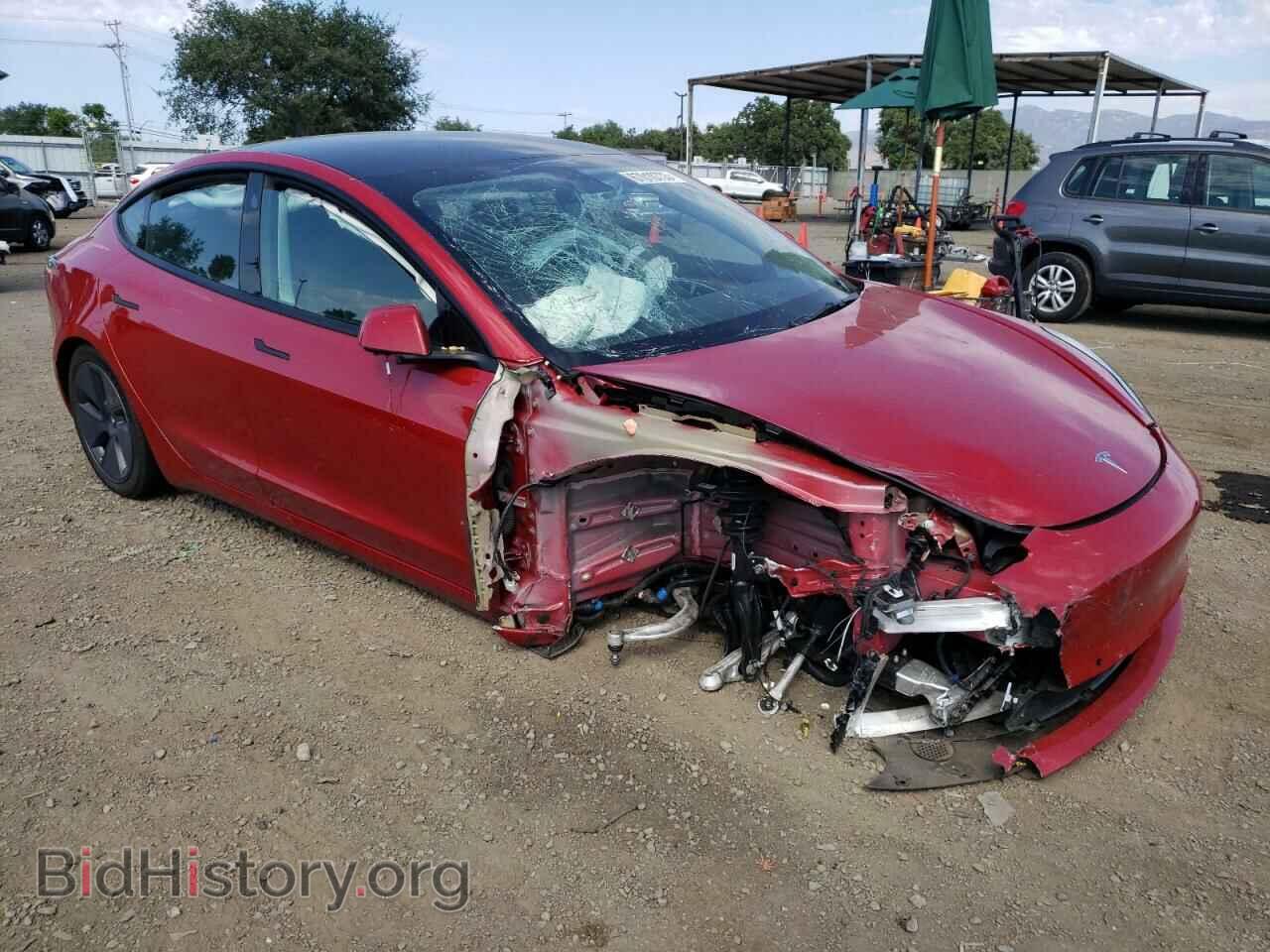 2022 TESLA MODEL 3 - VIN: 5YJ3E1EB7NF351737 - Фото 4