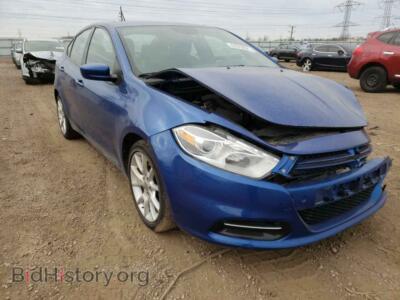 2013 Dodge DART Dart SXT, синий — VIN 1C3CDFBA3DD153288, Copart