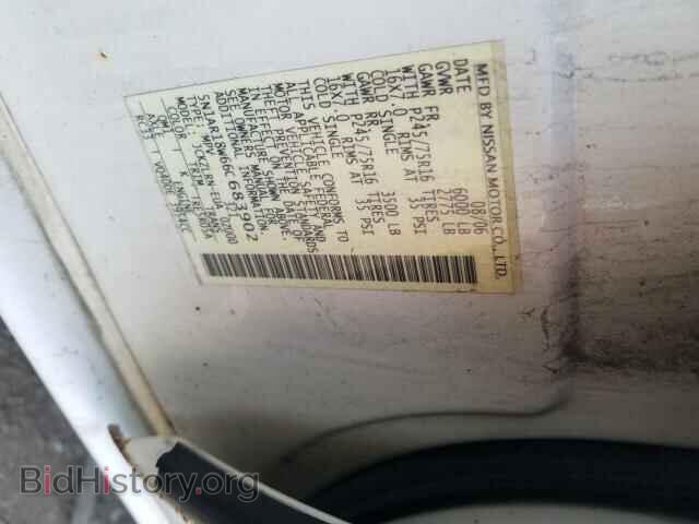 2006 NISSAN PATHFINDER - VIN: 5N1AR18W66C683902 - Фото 10