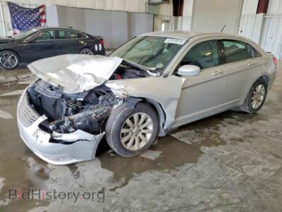 2012 Chrysler 200 Touring, silver — VIN 1C3CCBBB6CN101859, Copart
