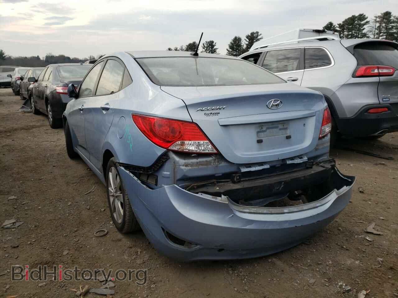 2012 HYUNDAI ACCENT - VIN: KMHCU4AE4CU071441 - Фото 3