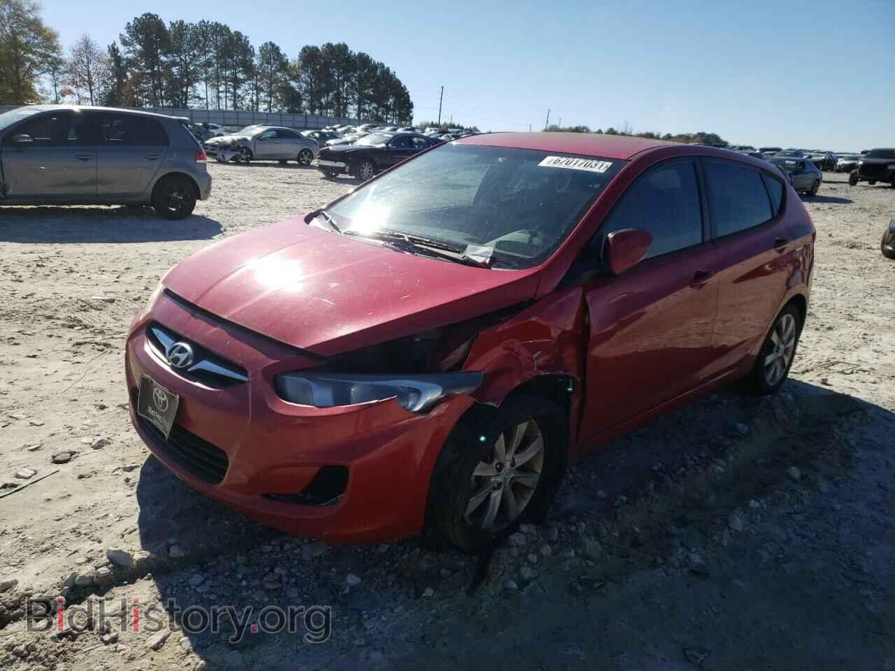 2013 HYUNDAI ACCENT - VIN: KMHCU5AEXDU073623 - Фото 2
