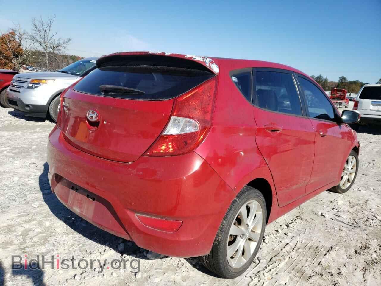 2013 HYUNDAI ACCENT - VIN: KMHCU5AEXDU073623 - Фото 4