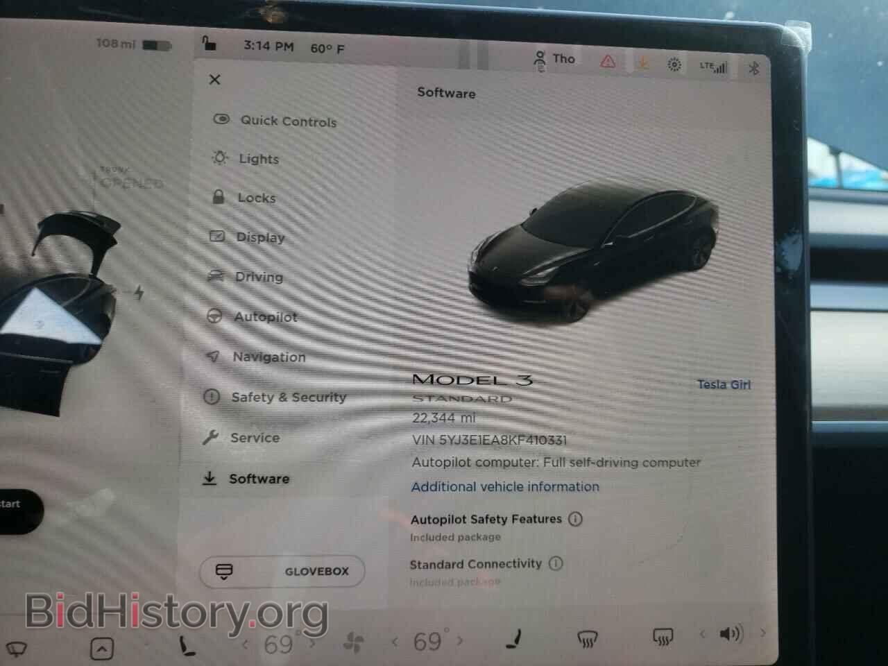 2019 TESLA MODEL 3 - VIN: 5YJ3E1EA8KF410331 - Фото 8