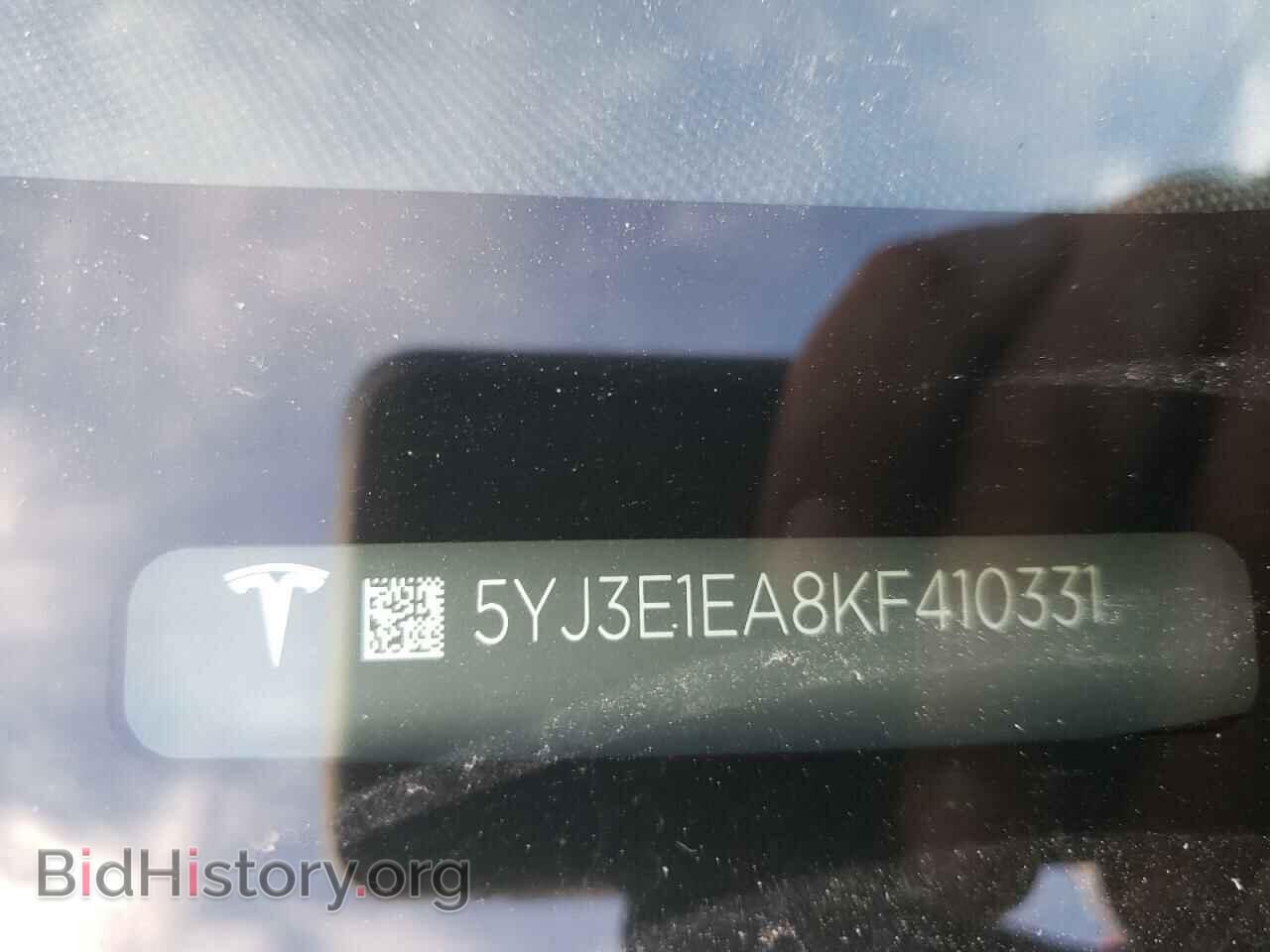 2019 TESLA MODEL 3 - VIN: 5YJ3E1EA8KF410331 - Фото 10
