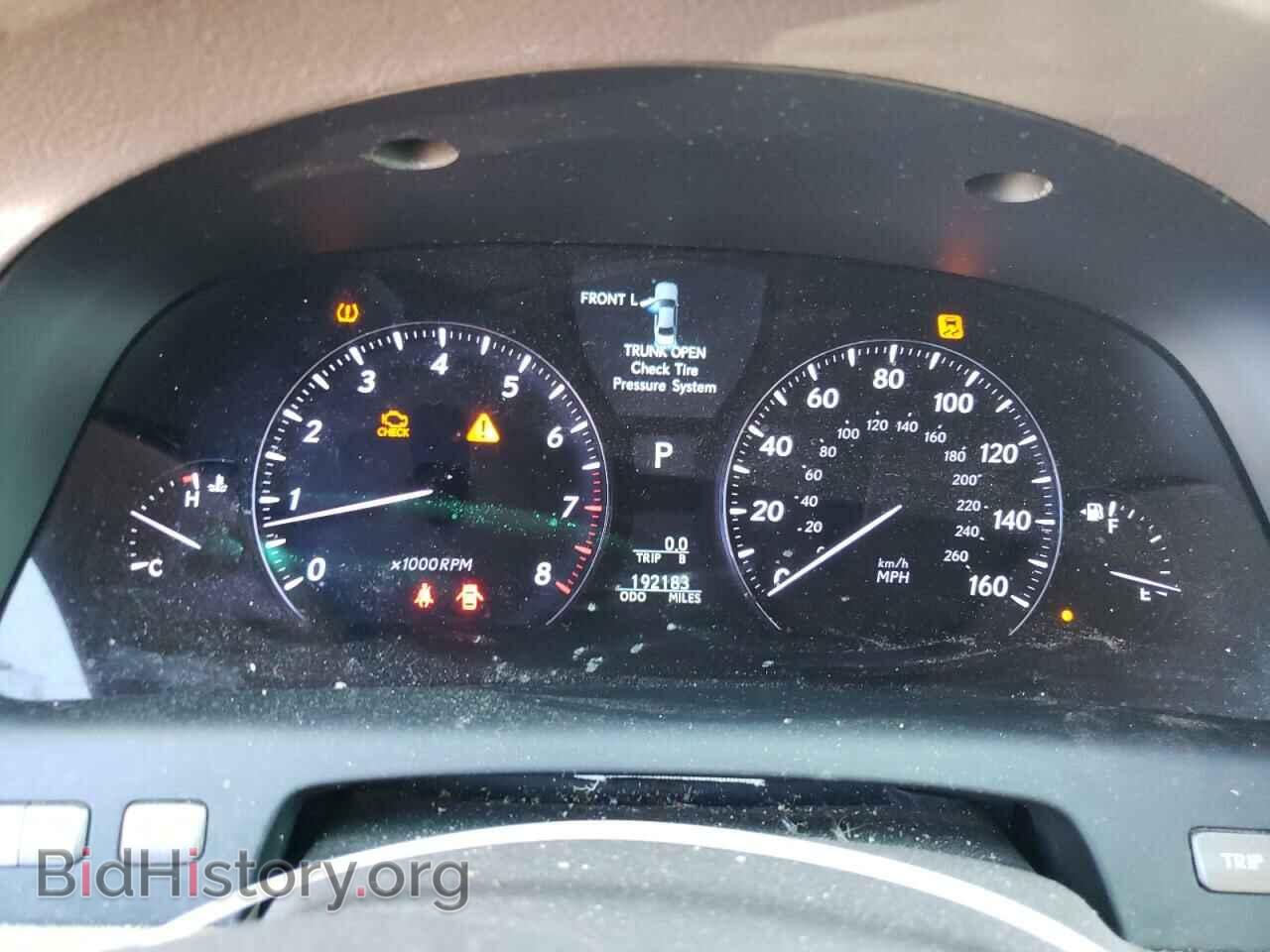 2008 LEXUS LS460 - VIN: JTHBL46F985056387 - Фото 9