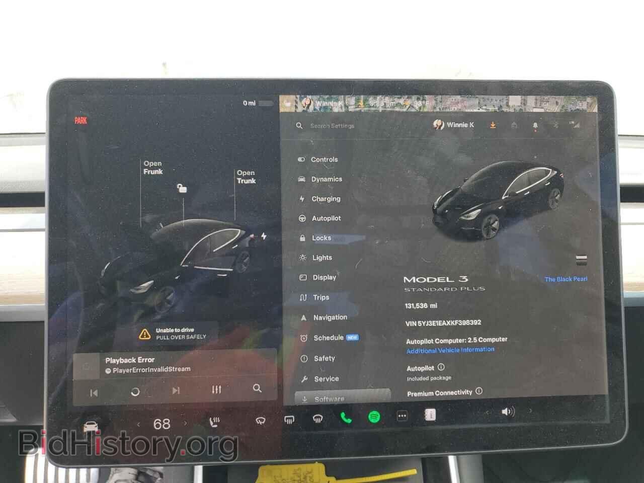 2019 TESLA MODEL 3 - VIN: 5YJ3E1EAXKF398392 - Photo 9