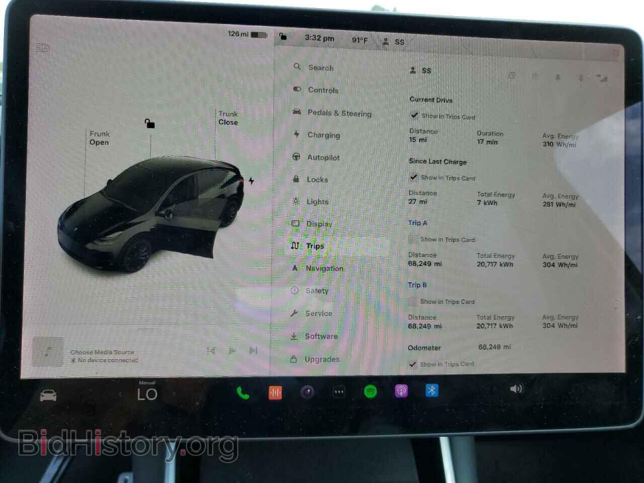 2020 TESLA MODEL Y - VIN: 5YJYGDEF6LF034372 - Photo 9