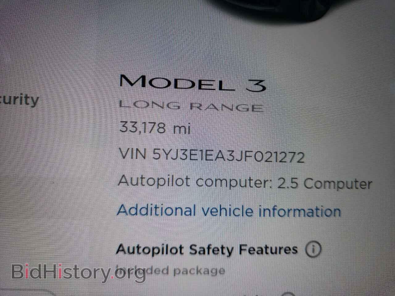 2018 TESLA MODEL 3 - VIN: 5YJ3E1EA3JF021272 - Фото 8