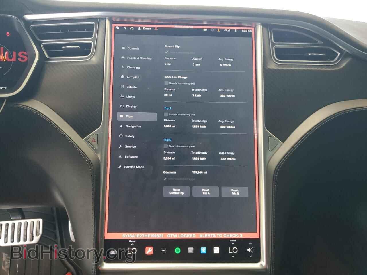 2017 TESLA MODEL S - VIN: 5YJSA1E27HF191631 - Photo 9
