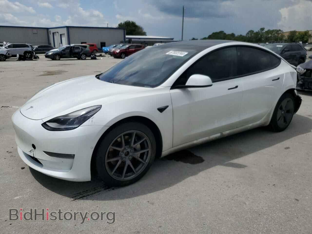 Photo 5YJ3E1EB3MF974514 - TESLA MODEL 3 2021