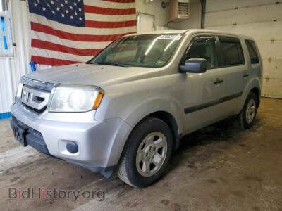 2011 Honda PILOT LX, silver — VIN 5FNYF4H25BB068930, Copart