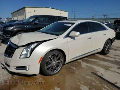 2014 Cadillac XTS Vsport Platinum, белый — VIN 2G61W5S83E9231929, Copart