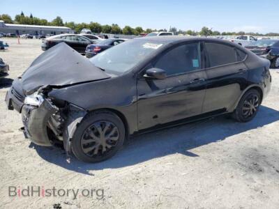 2016 Dodge DART SE, black — VIN 1C3CDFAA1GD645310, Copart