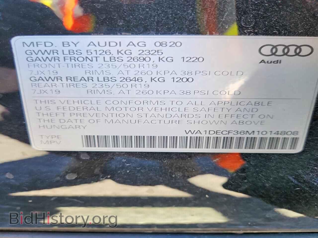 2021 AUDI Q3 - VIN: WA1DECF36M1014808 - Photo 14