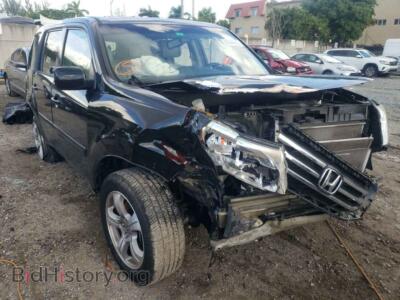 2013 Honda PILOT Pilot EXL, черный — VIN 5FNYF3H57DB022541, Copart