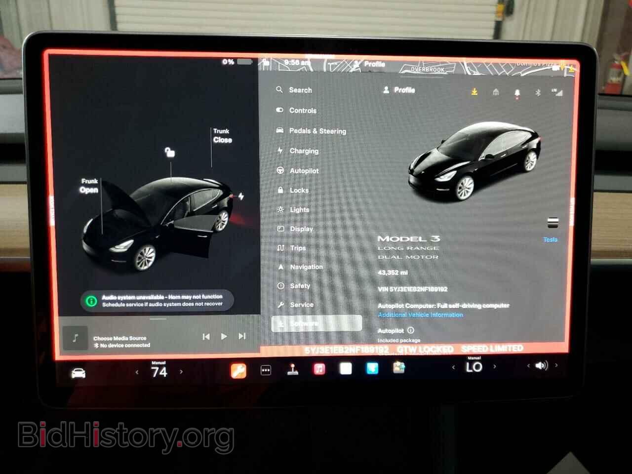 2022 TESLA MODEL 3 - VIN: 5YJ3E1EB2NF189192 - Фото 9