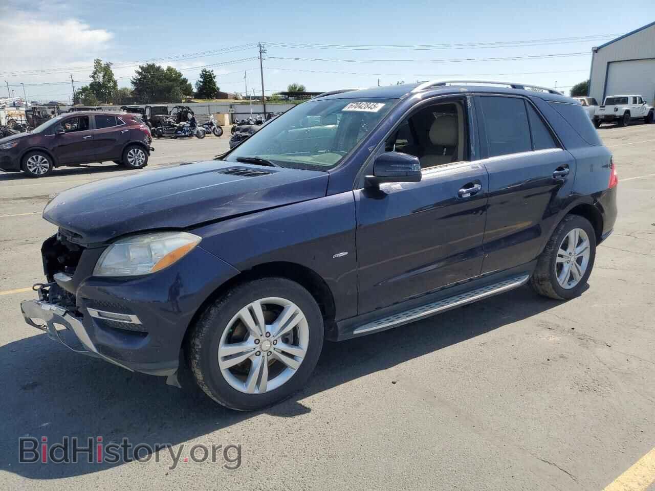 Photo 4JGDA2EB5CA001160 - MERCEDES-BENZ M-CLASS 2012