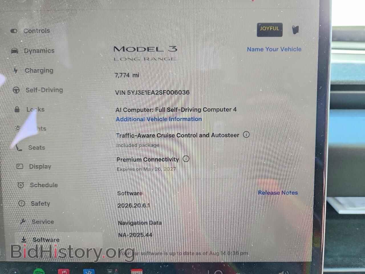 2025 TESLA MODEL 3 - VIN: 5YJ3E1EA2SF006036 - Photo 9