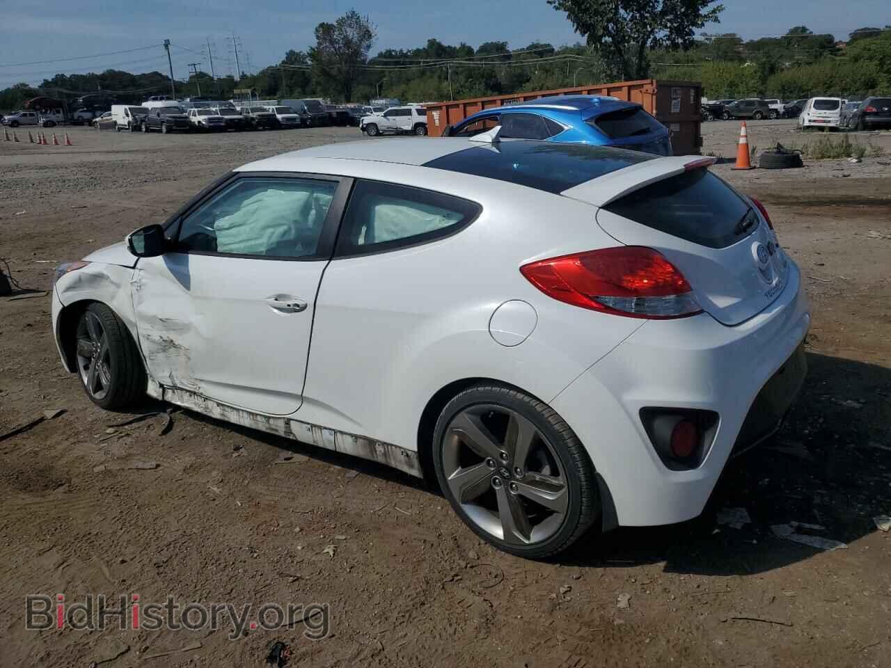2013 HYUNDAI VELOSTER - VIN: KMHTC6AE0DU178809 - Фото 2