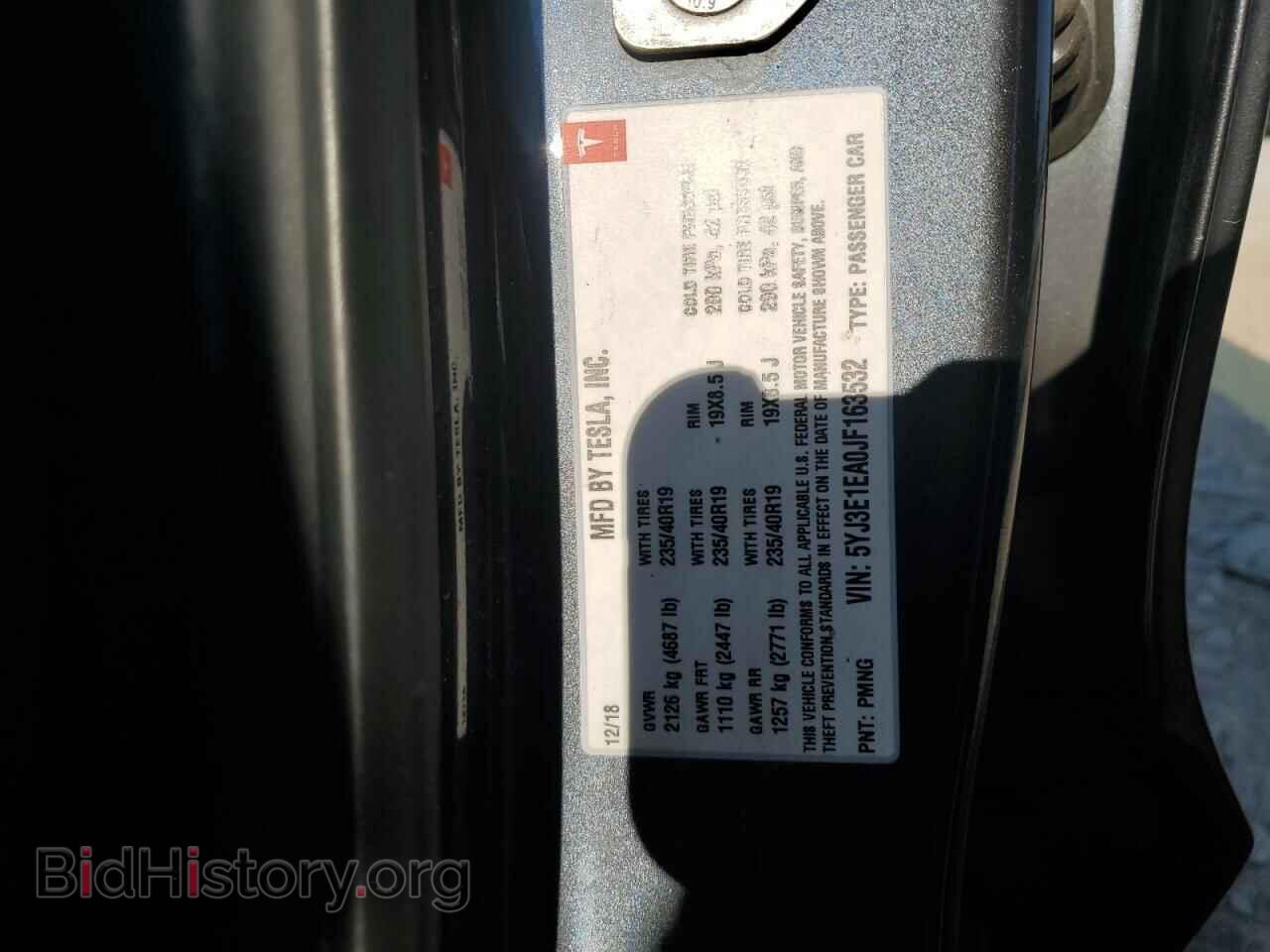2018 TESLA MODEL 3 - VIN: 5YJ3E1EA0JF163532 - Photo 12